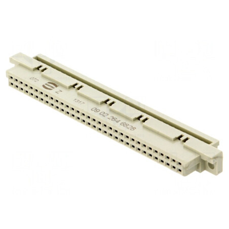 Mufă DIN 41612 Tip B Mamă 64 Pin IDC Drept Termoplast 2A | Electronic-mag.ro | Componente Electronice