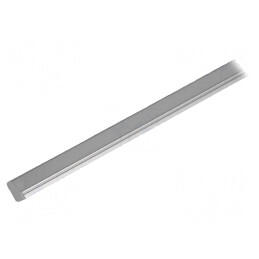 Profil Aluminiu Argintiu pentru Module LED 2m | Electronic-mag.ro | Componente Electronice