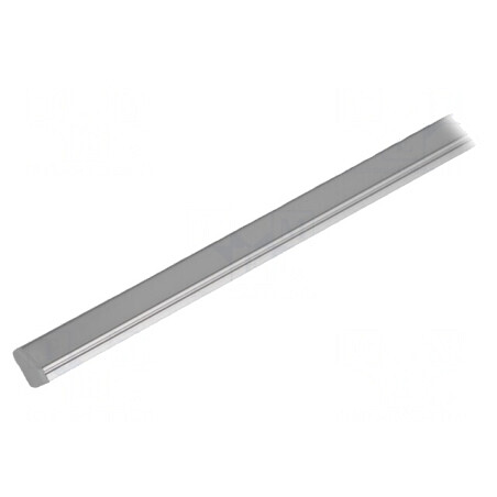 Profil Aluminiu Argintiu pentru Module LED 2m | Electronic-mag.ro | Componente Electronice