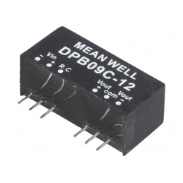 Convertor DC/DC 9W 36-75V la 12V/-12V SIP8 | Electronic-mag.ro | Componente Electronice