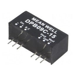 Convertor DC/DC 9W 36-75V la 15V/-15V SIP8 | Electronic-mag.ro | Componente Electronice