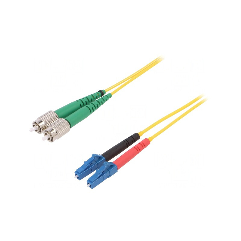 Patch cord fibră optică FC/APC la LC/UPC 1m 9/125um | Electronic-mag.ro | Componente Electronice