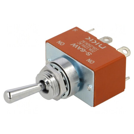 Comutator Basculant DPDT ON-ON 10A/250VAC 20A/30VDC | Electronic-mag.ro | Componente Electronice