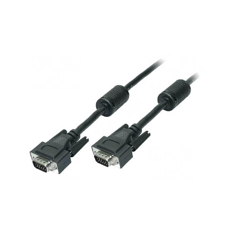 Cablu D-Sub 15pin HD Negru 10m | Electronic-mag.ro | Componente Electronice