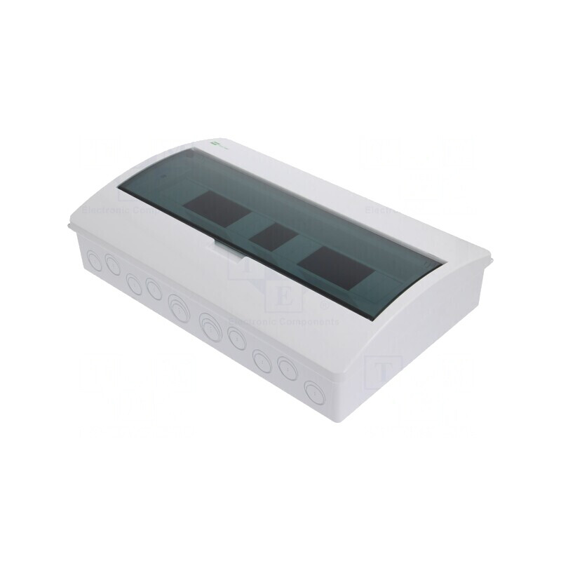 Carcasă aparatură modulară IP40 albă 400V 18 moduli | Electronic-mag.ro | Componente Electronice