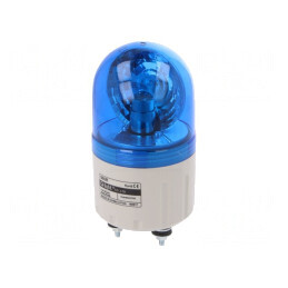 Semnalizator luminos rotativ albastru 24VDC IP44 | Electronic-mag.ro | Componente Electronice