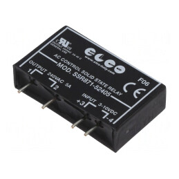 Releu Semiconductor SPST-NO 3-10VDC 5A 12-275VAC | Electronic-mag.ro | Componente Electronice