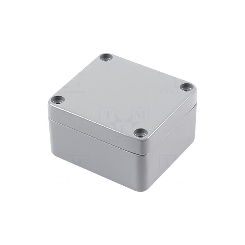 Carcasă Universală Aluminiu Gri 58x64x36mm | Electronic-mag.ro | Componente Electronice