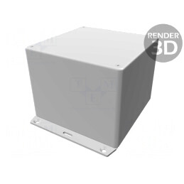 Carcasă universală ABS neagră 120x120x95mm | Electronic-mag.ro | Componente Electronice
