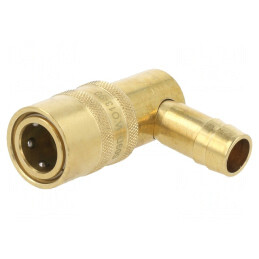 Conector rapid în unghi de 90° max.15bar alamă FPM | Electronic-mag.ro | Componente Electronice