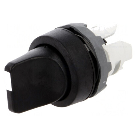 Comutator Rotativ 22mm Negru 3 Puncte | Electronic-mag.ro | Componente Electronice