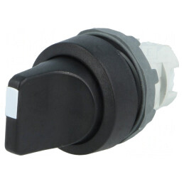 Comutator Rotativ 22mm 3 Pozitii Negru | Electronic-mag.ro | Componente Electronice