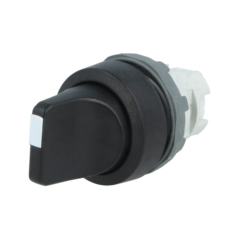 Comutator Rotativ 22mm 3 Pozitii Negru | Electronic-mag.ro | Componente Electronice