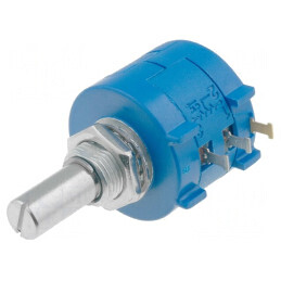 Potentiometru axial multiturn 5kΩ 2W lin IP40 | Electronic-mag.ro | Componente Electronice