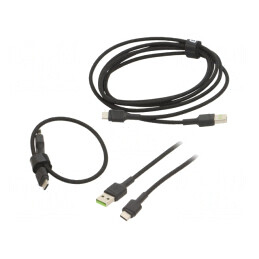Cablu USB 2.0 A la C Negru 480Mbps | Electronic-mag.ro | Componente Electronice