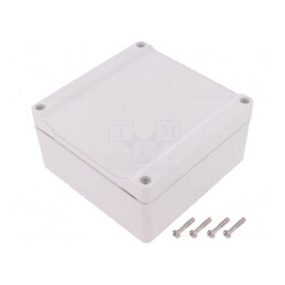 Carcasă Universală Policarbonat 120x120x60mm Gri | Electronic-mag.ro | Componente Electronice