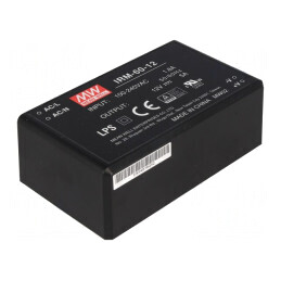 Convertor AC/DC 60W 12V 5A | Electronic-mag.ro | Componente Electronice