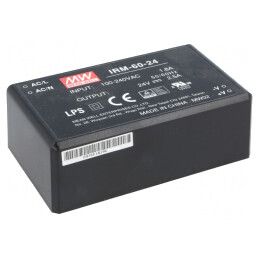 Convertor AC/DC 60W 24V 2500mA | Electronic-mag.ro | Componente Electronice