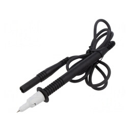 Cablu de măsurare mufă banană 4 mm negru | Electronic-mag.ro | Componente Electronice