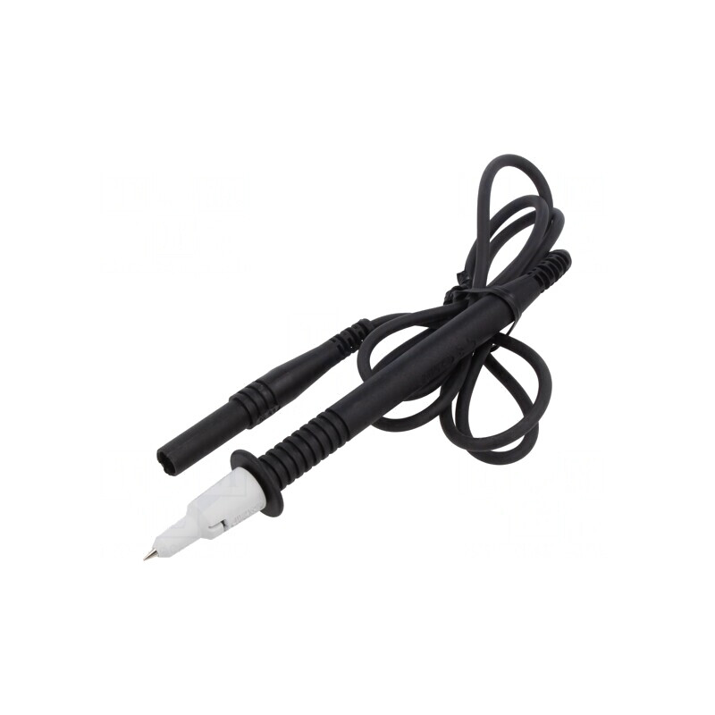 Cablu de măsurare mufă banană 4 mm negru | Electronic-mag.ro | Componente Electronice