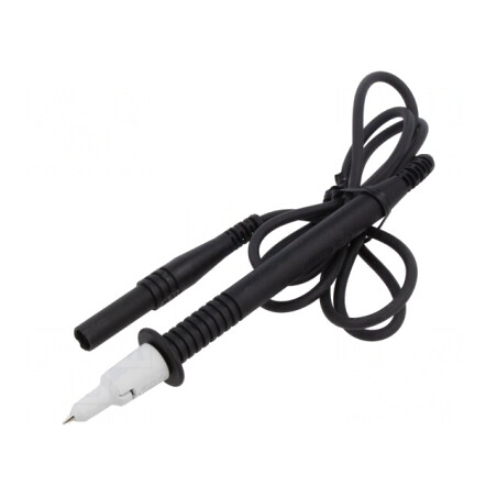 Cablu de măsurare mufă banană 4 mm negru | Electronic-mag.ro | Componente Electronice