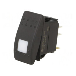 Întrerupător Balansier ON/OFF 20A 14V Negru cu LED IP56 | Electronic-mag.ro | Componente Electronice