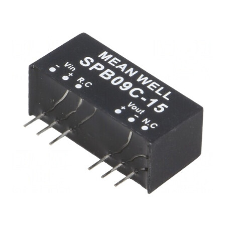 Convertor DC/DC 9W 36-75V la 15V 600mA SIP8 | Electronic-mag.ro | Componente Electronice