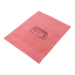 Pungi de Protecție ESD Roz 254mm x 203mm 100buc | Electronic-mag.ro | Componente Electronice