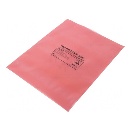 Pungi de Protecție ESD Roz 254mm x 203mm 100buc | Electronic-mag.ro | Componente Electronice
