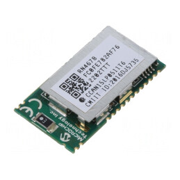 Modul: Bluetooth Classic / Low Energy | GPIO,SPI,UART | SMD | 5.0 | RN4678APL-V/RM122