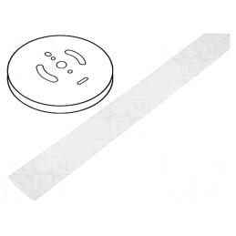 Manşon termocontractabil transparent 40mm x 30m | Electronic-mag.ro | Componente Electronice