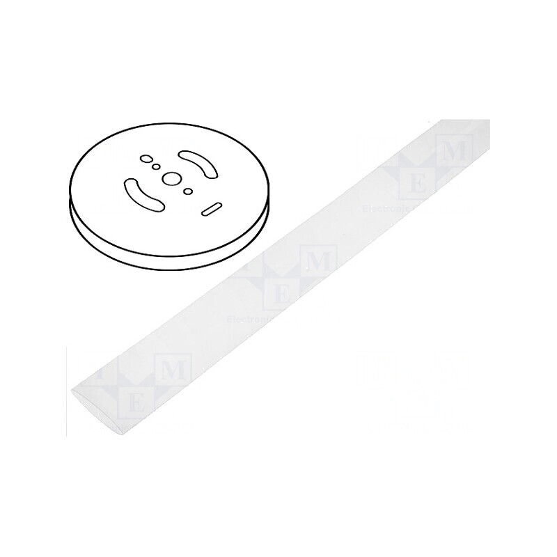 Manşon termocontractabil transparent 40mm x 30m | Electronic-mag.ro | Componente Electronice
