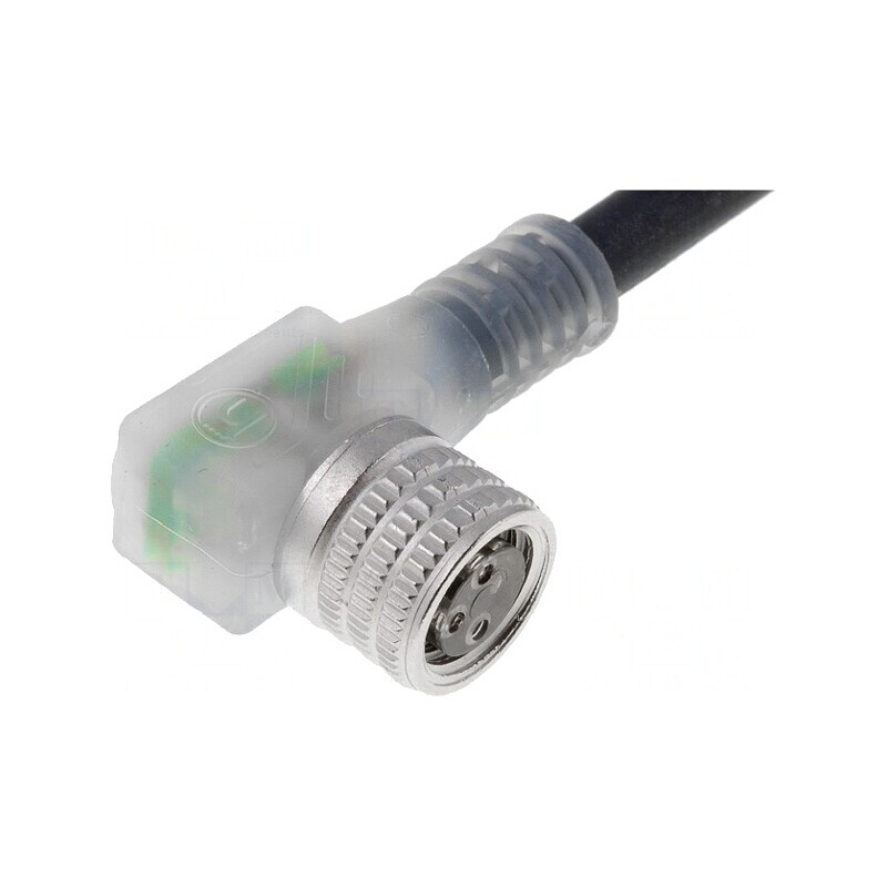 Cablu de conectare M8 3 PIN unghi 5m IP67 | Electronic-mag.ro | Componente Electronice