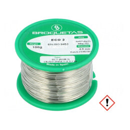 Sârmă de lipit fără plumb Sn97Ag3 0,5mm 100g | Electronic-mag.ro | Componente Electronice