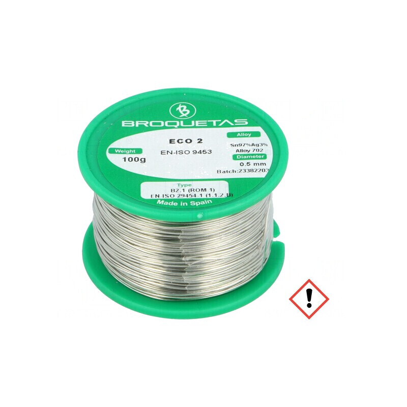 Sârmă de lipit fără plumb Sn97Ag3 0,5mm 100g | Electronic-mag.ro | Componente Electronice Sârmă de lipit fără plumb Sn97Ag3 0,5mm 100g | Electronic-mag.ro | Componente Electronice