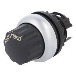 Comutator Rotativ 22mm Negru 2 Poziții | Electronic-mag.ro | Componente Electronice