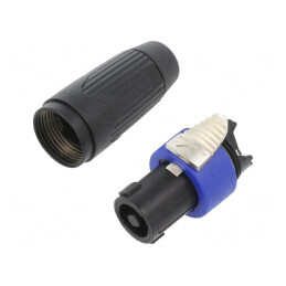 Conector circular lipire mamă speakON STX 6mm2 40A | Electronic-mag.ro | Componente Electronice