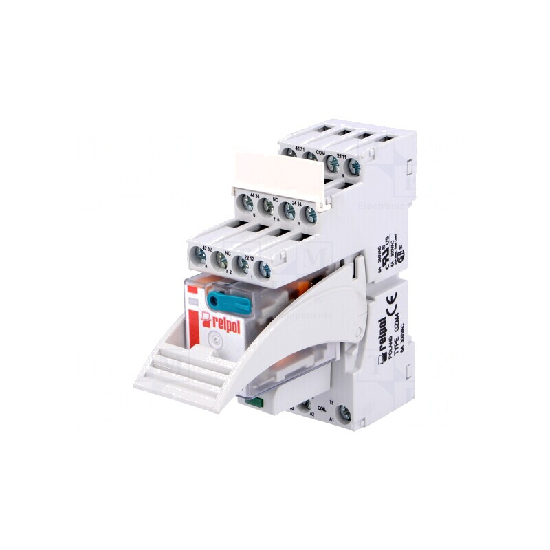 Releu Intermediar 4PDT 24VDC 6A | Electronic-mag.ro | Componente Electronice