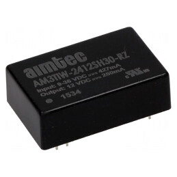 Convertor DC/DC 3W 9-36V la 12V 250mA DIP24 | Electronic-mag.ro | Componente Electronice