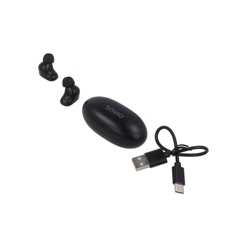 Căști Wireless cu Microfon USB C Negru 5h | Electronic-mag.ro | Componente Electronice