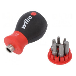 Kit Şurubelniţă 6 Bucăți Torx® cu Magazie de Vârfuri Magnetice | Electronic-mag.ro | Componente Electronice