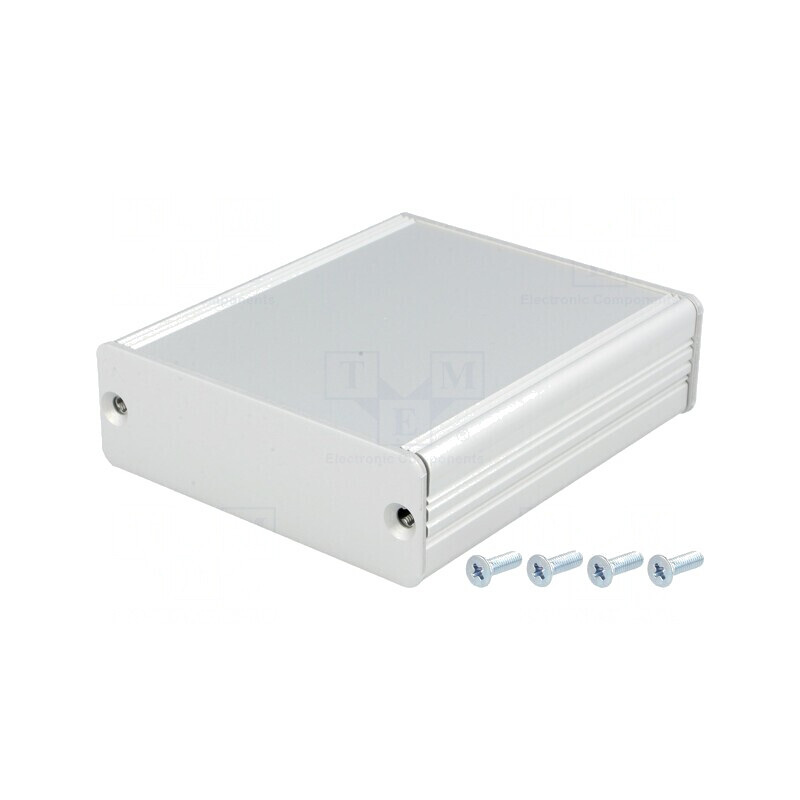 Carcasă aluminiu gri AKG 71x80x24mm | Electronic-mag.ro | Componente Electronice