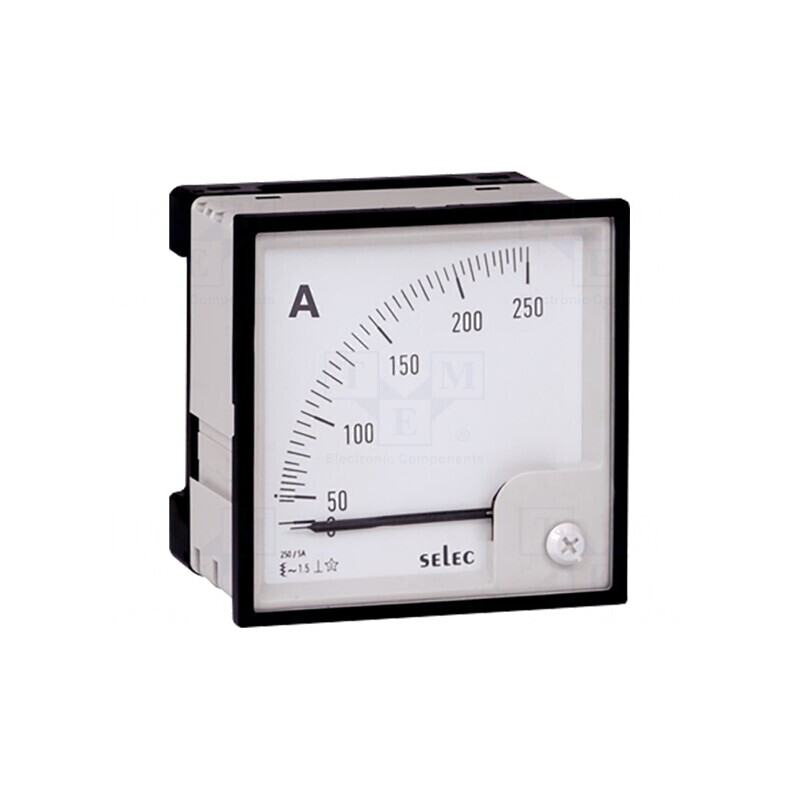 Ampermetru analogic pe panou 50-60Hz Clasa 1.5 | Electronic-mag.ro | Componente Electronice Ampermetru analogic pe panou 50-60Hz Clasa 1.5 | Electronic-mag.ro | Componente Electronice