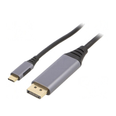 Adaptor USB 3.0 la DisplayPort și USB-C, 1.8m, Negru | Electronic-mag.ro | Componente Electronice