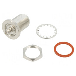 Adaptor SMA Soclu Aurit 50Ω PTFE | Electronic-mag.ro | Componente Electronice