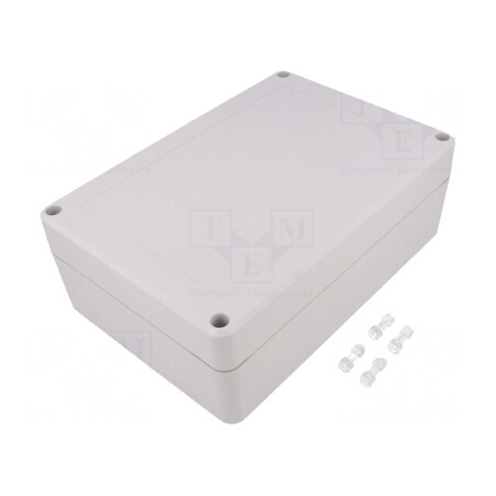 Carcasă Universală ABS Gri Deschis 193x278x98mm | Electronic-mag.ro | Componente Electronice