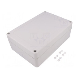 Carcasă Universală ABS Gri Deschis 193x278x98mm | Electronic-mag.ro | Componente Electronice