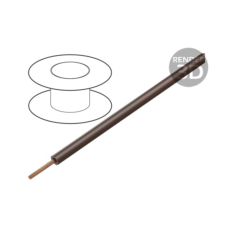 Cablu litat Cu maro 0,14mm2 100m | Electronic-mag.ro | Componente Electronice Cablu litat Cu maro 0,14mm2 100m | Electronic-mag.ro | Componente Electronice