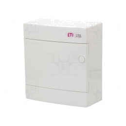 Carcasă Modulară Albă IP40 8 Module ABS ECT8PO | Electronic-mag.ro | Componente Electronice