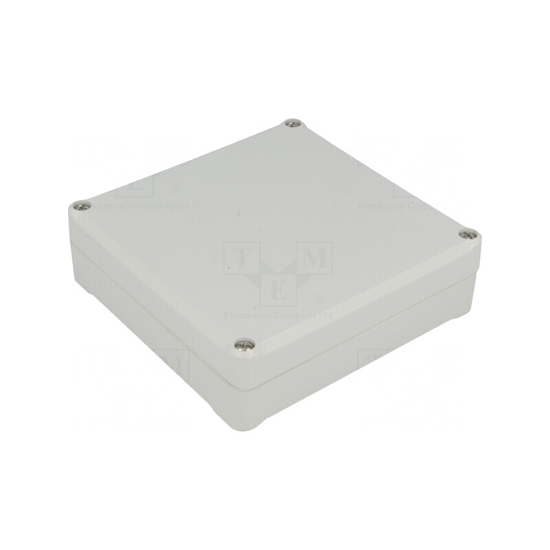 Carcasă Universală ABS Gri 120x122x37mm EUROMAS II | Electronic-mag.ro | Componente Electronice